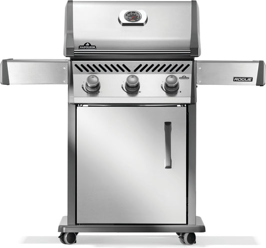 Napoleon Rogue 425 Natural Gas Grill, Stainless Steel, Durable 3-Burner Gas BBQ
