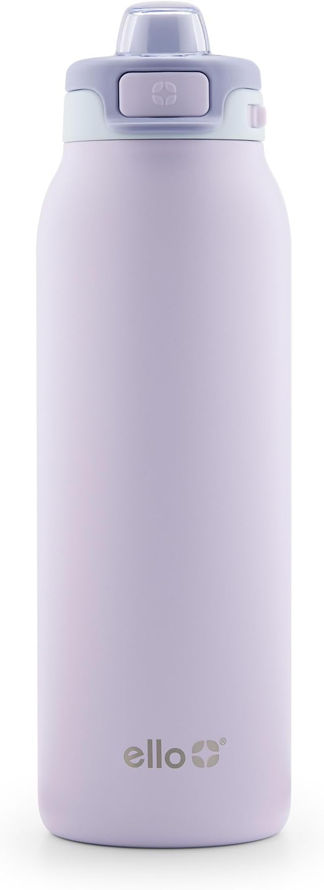 Ello Pop & Fill Stainless Steel Water Bottle with Quick Fill Technology, Double Walled Vacuum Insulated Metal, Leak Proof Locking Lid, Sip & Chug, BPA Free, Holiday Gift for Him Her, 22oz, 32oz, 40oz