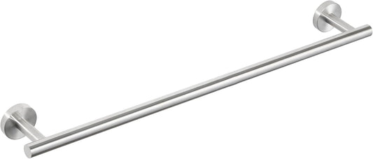 SAYAYO Brushed Nickel Towel Bar for Bathroom, 24 Inch Towel Rack Towel Rod Towel Holder Wall Mount SUS304 Stainless Steel (21 Inch Hanging Length)