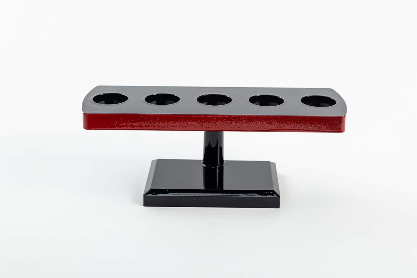 Japanese Style Temaki Sushi Roll Holder with Five Compartments Holes, Kitchen Dining Decor Display Stand, Restaurant Supply Serveware (9.4" x 3.25" x 3.6")