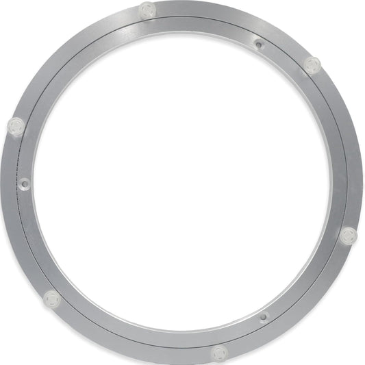 Lazy Susan Hardware Aluminum Rotating Turntable Bearings Swivel Plate Bearing for Dining-Table and Workbench (14 Inchs) …