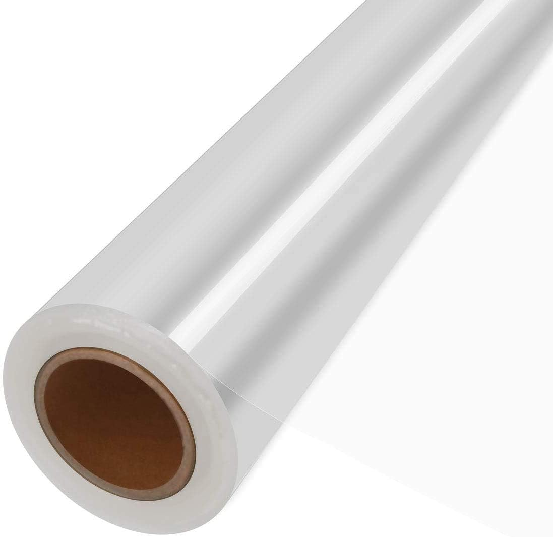 100 ft Clear Cellophane Wrap Roll (31.5 in x 100 ft) - 3 Mil Thicken Cellophane Roll, Clear Cellophane Bags Large, Clear Wrapping Paper for Flower Gift Baskets Wrap (31.5" fold into 16")