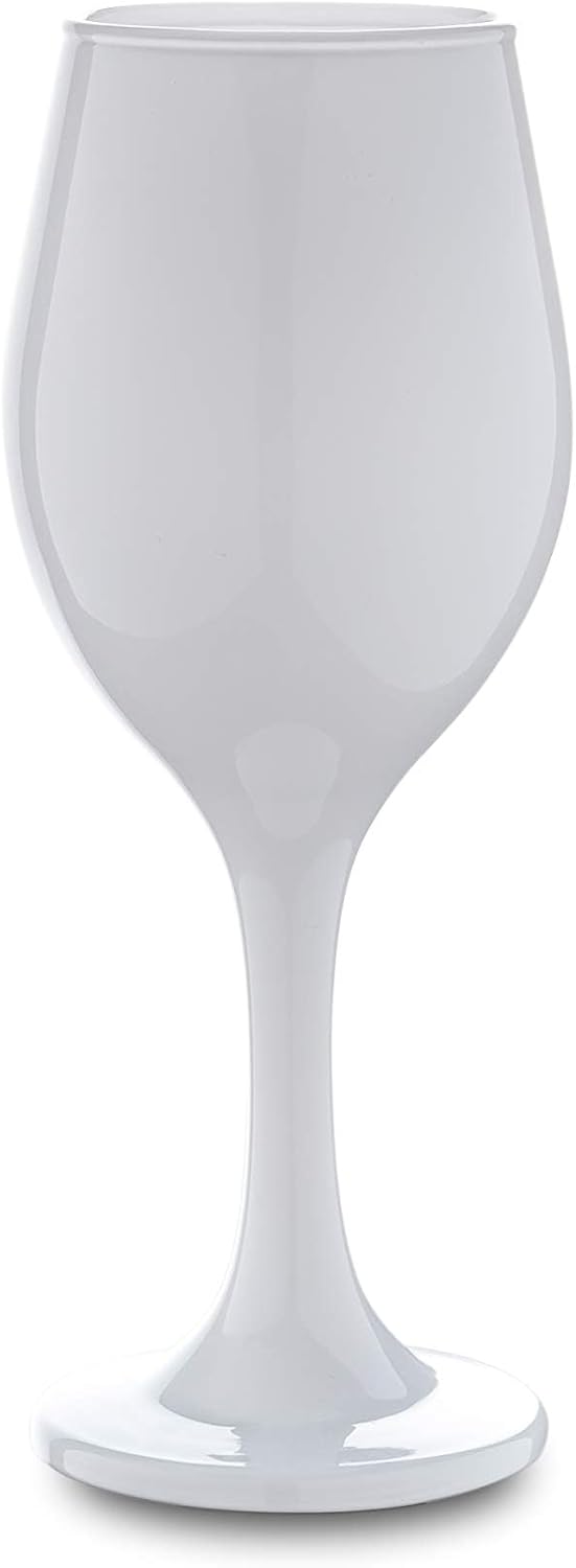 Vikko Décor Wine Glasses, White Wine Glass, 14oz Fancy Wine Glasses With Stem For Red White Wine, Thick And Durable Wine Glass, Dishwasher Safe, Great For Wine Tasting, Set Of 12 Decorative Goblets