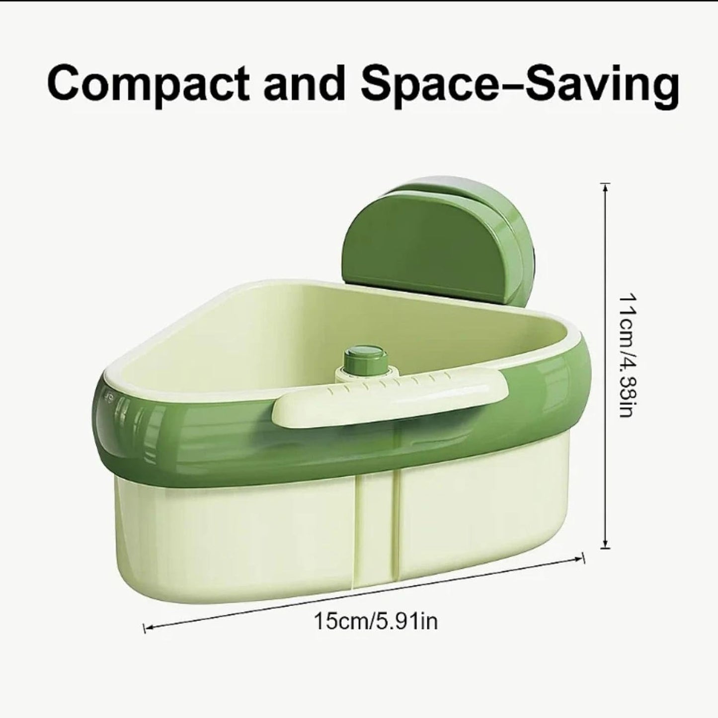 2025 Upgraded Suction Cup Sink Corner Strainer – Hangable Kitchen Sink Drain with Hanging Sink Drain Basket, Food Waste Catcher & Sink Food Catcher Basket, Kitchen Sink Food Waste Catcher (Yellow)