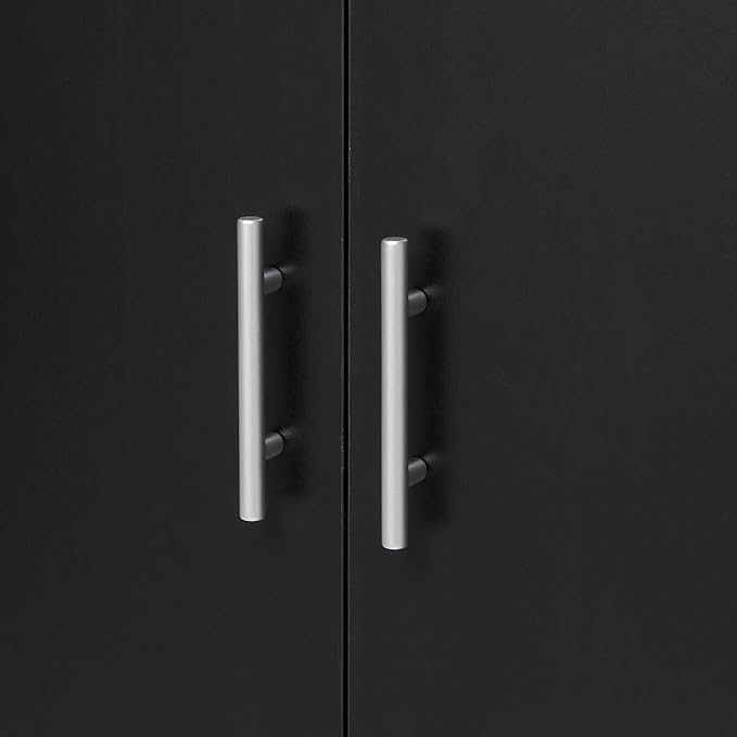 Amazon Basics Storage Cabinet for Kitchen Pantry, Black