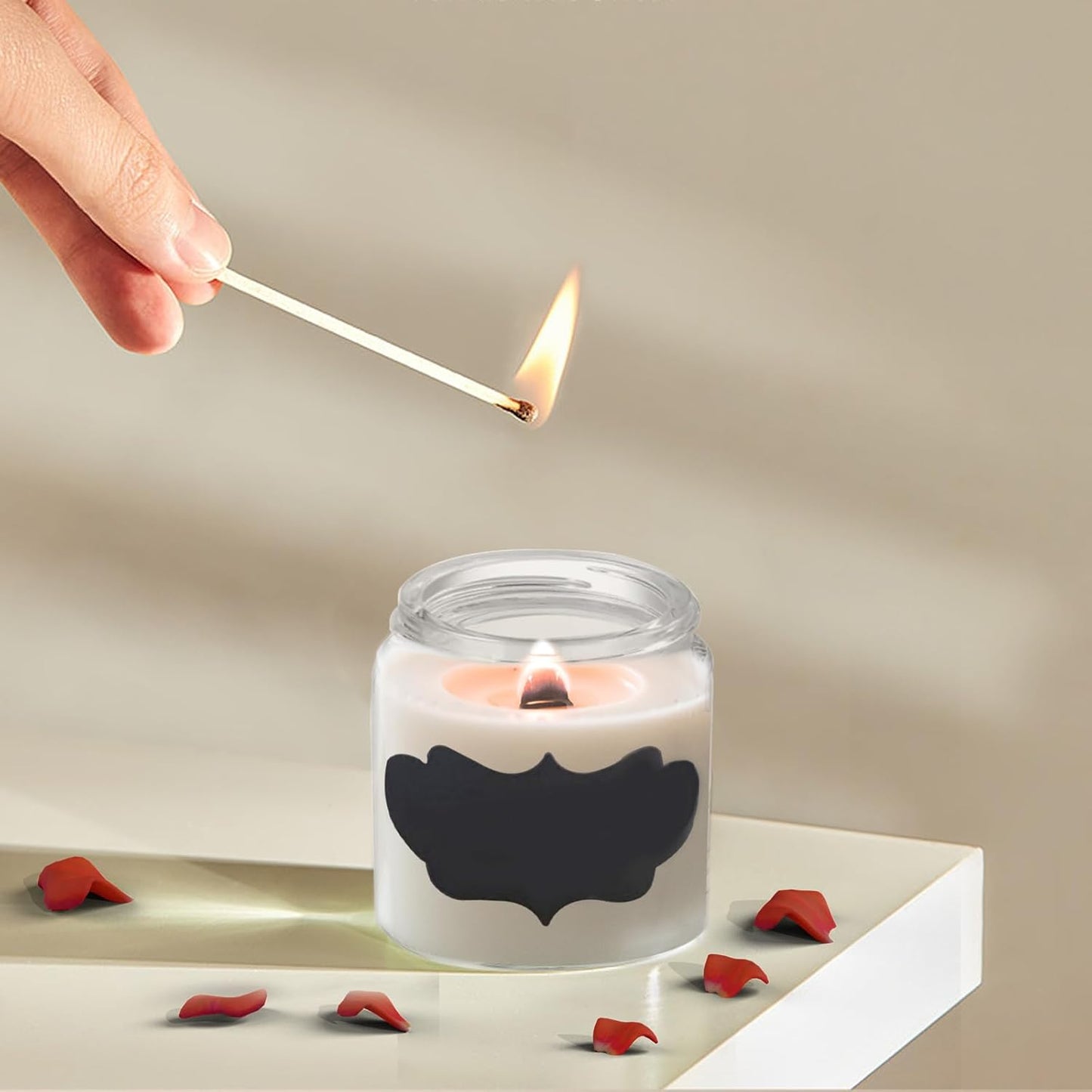 24 Pack 2oz Mini Mason Jars, Mini Mason Glasses Jar with Lids, Mason Jar with Silver Lid and 24 Pcs Labels Round Clear Food Container Spice Jars for Jam, Honey, Wedding Shower Favors