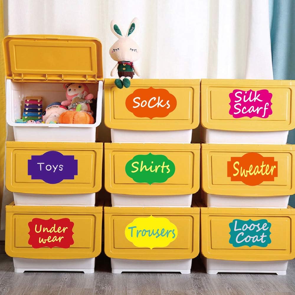 SALEMAR 2x3 inch Light Purple Label Stickers 200PCS Write On Labels for Essential Oil, Bottle, Food Jars, Holiday Presents, Self-Adhesive Name Tags (Light Purple)