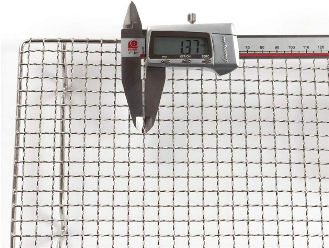 304 Stainless Steel Cooling Rack Versatile Baking Rack Heat Resistant Rust Proof Sturdy Grate 5.9"*5.9"