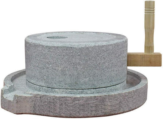 Natural Granite Handmade Stone Mill/Grinder (10Wx14L)