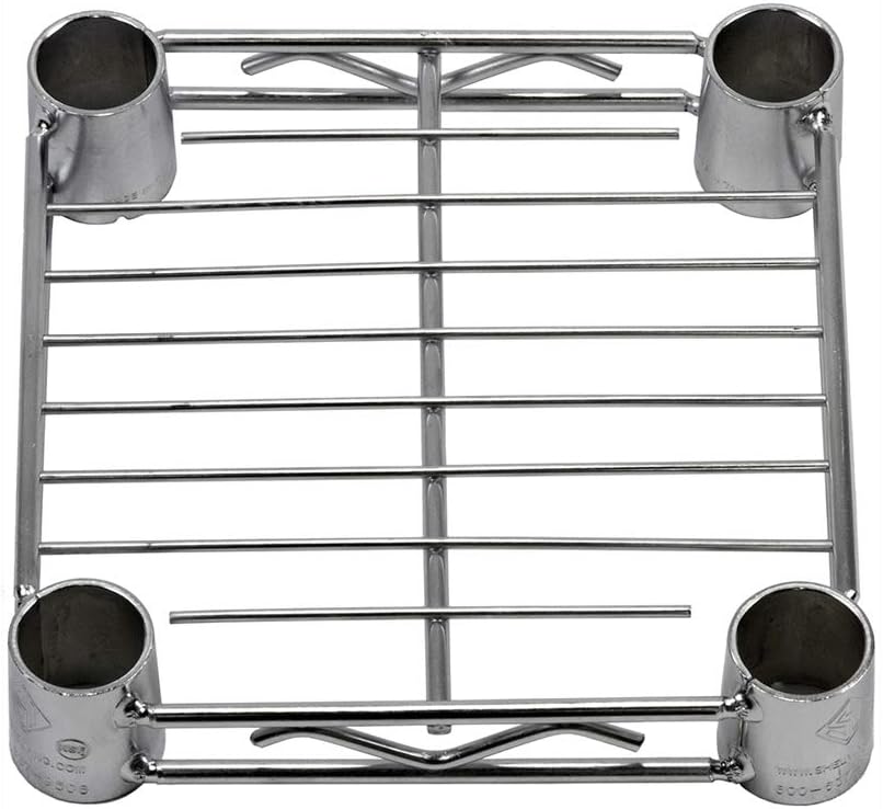 Shelving Inc. 8" d x 8" w Chrome Wire Shelving with 3 Tier Shelves, Weight Capacity 800lbs Per Shelf