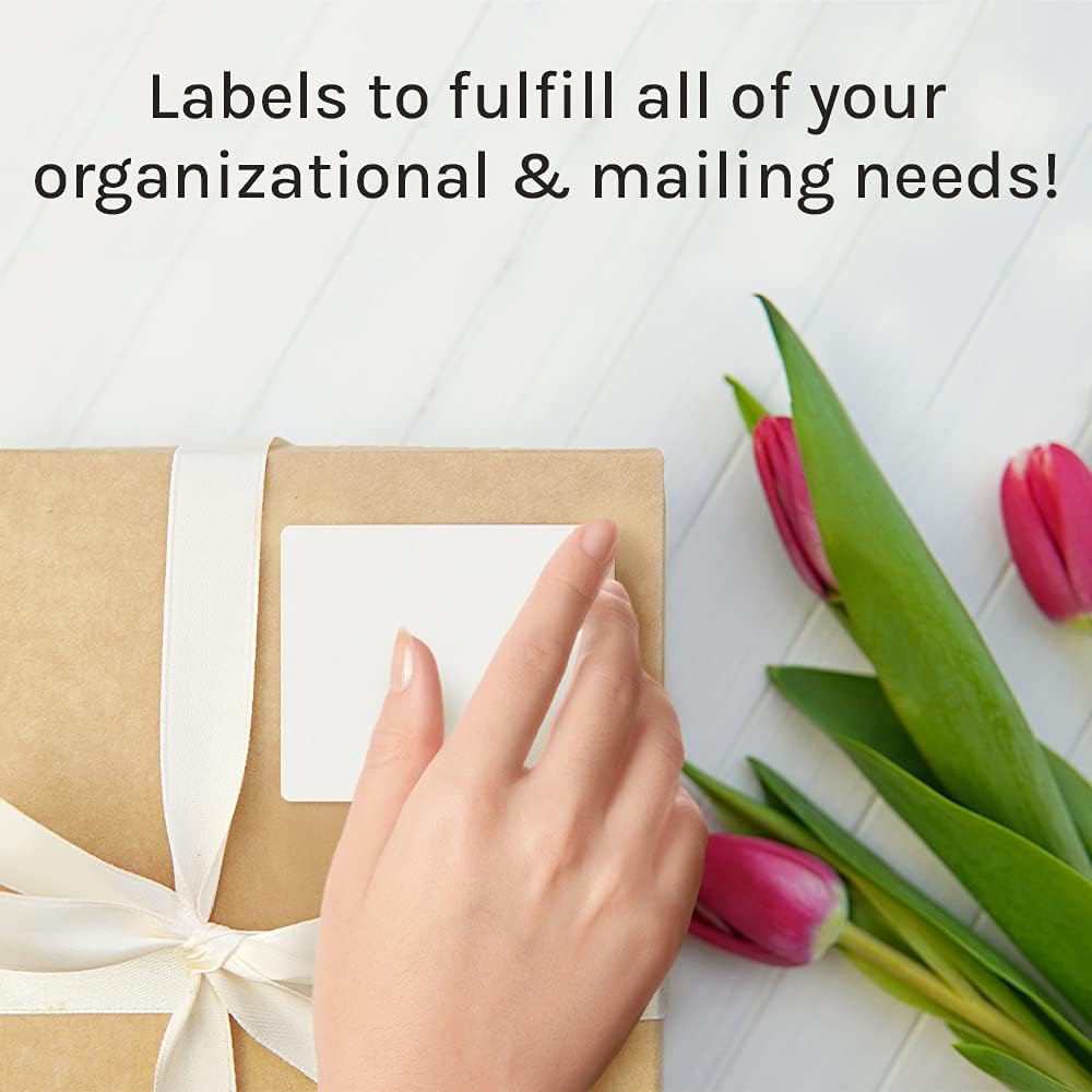 Premium Label Supply White Sticker FBA Labels – 4" x 3.33" – Laser/Inkjet Compatible – (6 per Sheet), 500 Sheets - 3,000 Total Adhesive Labels