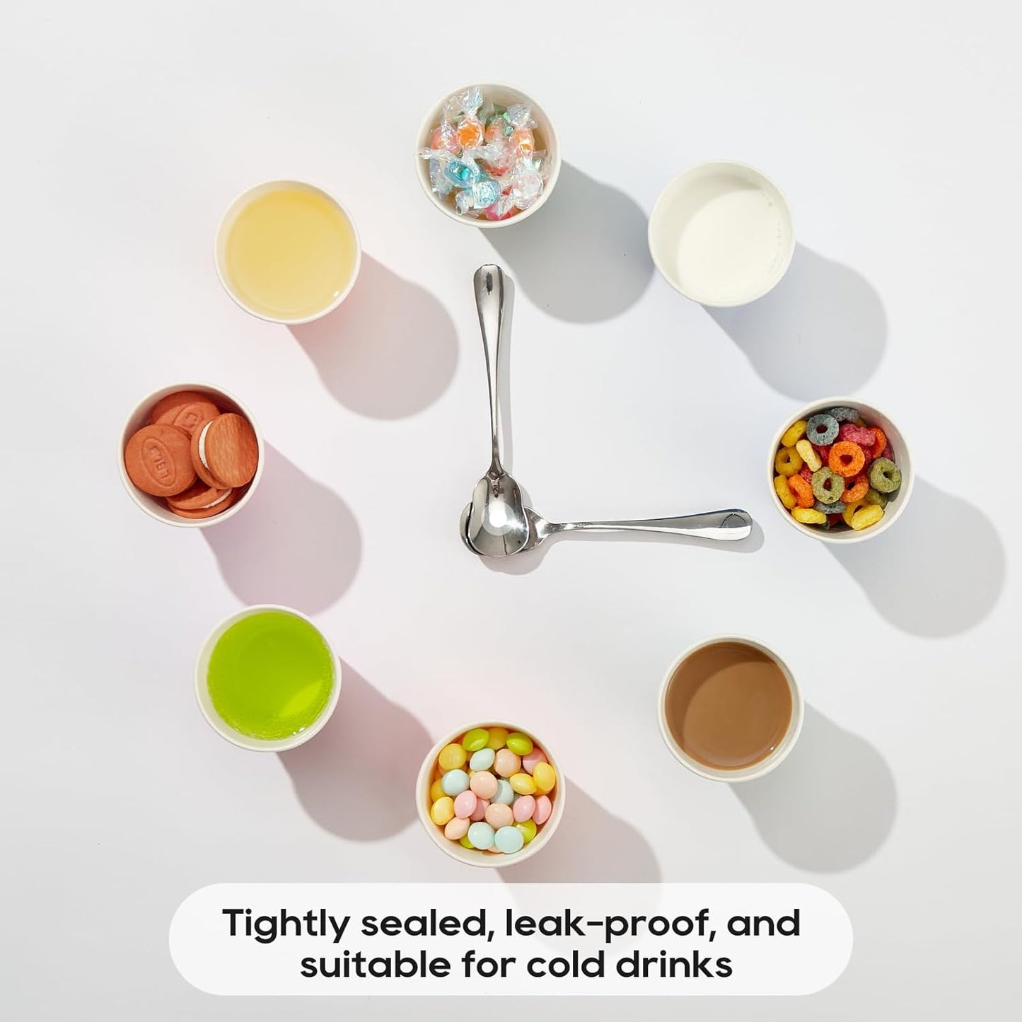 JOLLY PARTY 2 oz Bathroom Cups,700 Pack Small Paper Cups, White Mouthwash Cups, Disposable Mini Paper Espresso Cup, Paper Sampling Cup