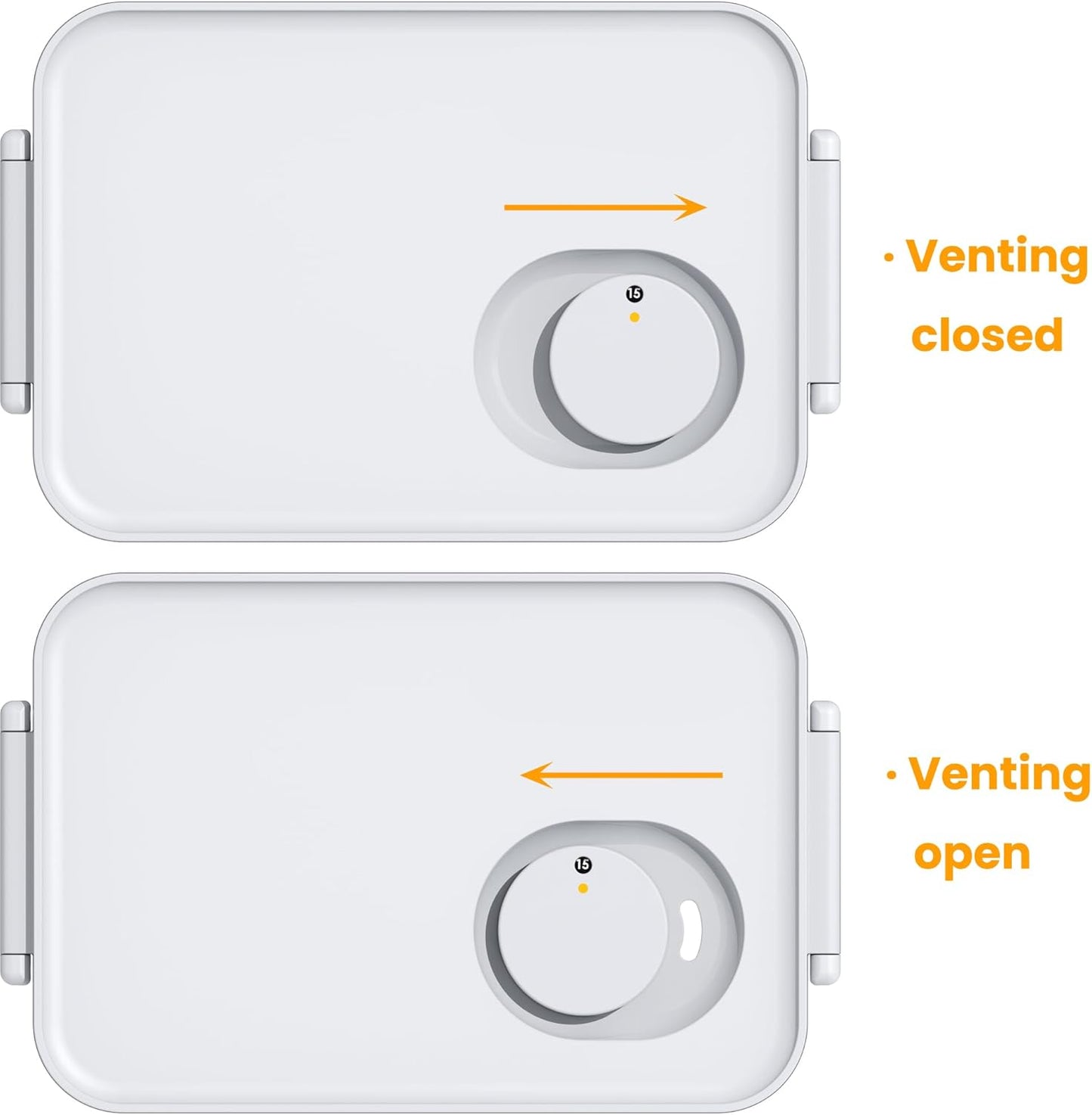 vacane Dishwasher Safe Berry Keeper, Produce Saver, Clear Fruit Containers, BPA-Free Lettuce Keeper, Keep Food Fresh, 3.8 Cup