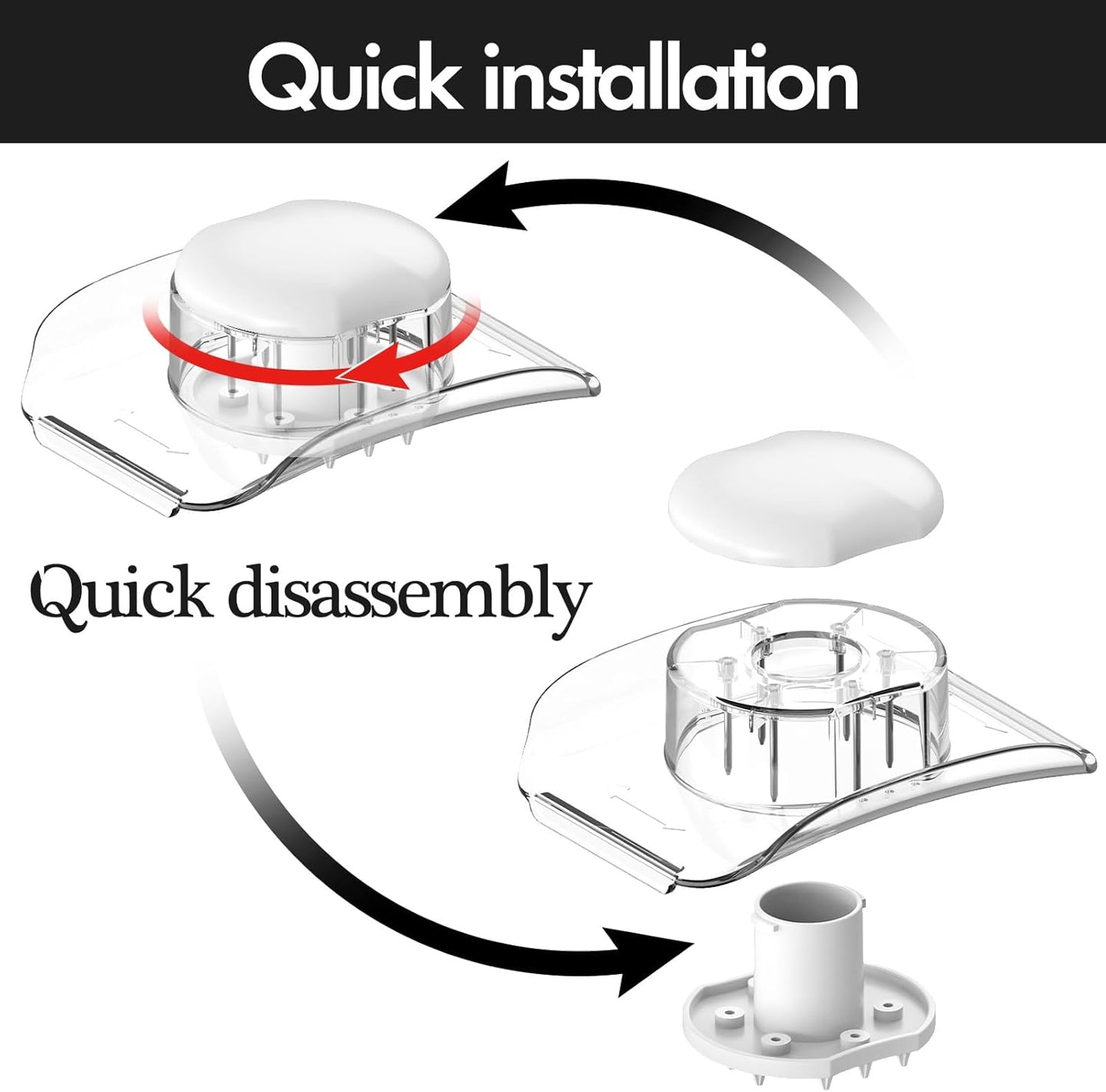 Cambom Mandoline Slicer Vegetable Slicer With 2 L Container for Potatoes, Tomatoes, Cucumbers, Carrots With 10 Blades White
