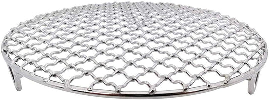 Versatile Round 304 Stainless Steel Cooling Rack Baking,Heat Resistant Rust Proof Sturdy Durable Dia 7"