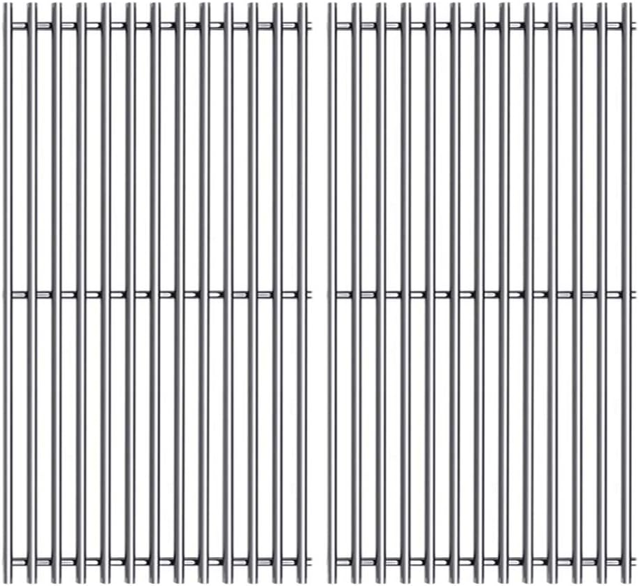 SG637(2-Pack) 17.5" Stainless Steel Cooking Grates Grid Replacement for Weber Spirit 200,E-210 (2013-2016), E-220, S-210 (2013-2016), S-220 Series Gas Grills for Weber 7637