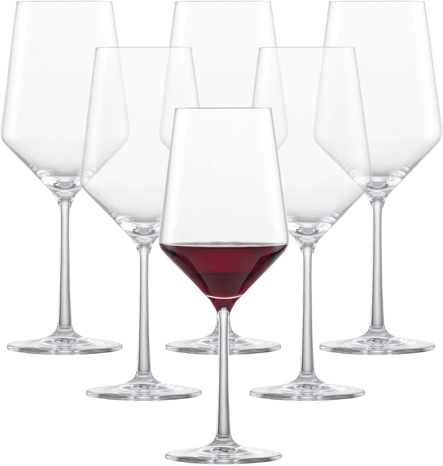ZWIESEL GLAS Pure Cabernet Red Wine Glass (Set of 6), Graceful Wine Glasses for Red Wine, Dishwasher-Safe Tritan Crystal Glasses, Made in Germany (18 Ounce)