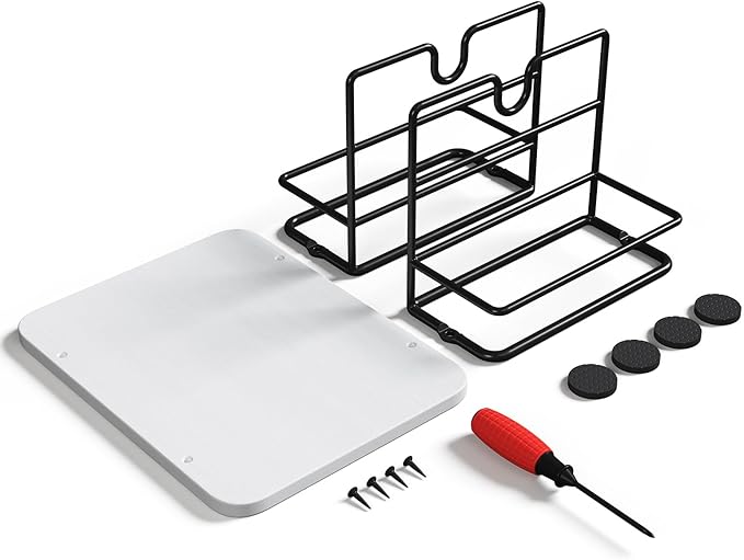 Napkin Holder for Table, 2 IN 1 Napkin Holders That Can Hold Salt Jar and Pepper Jar, Napkin Dispenser, Modern Dining Table Decor, Metal Racks and Wooden Bases, White