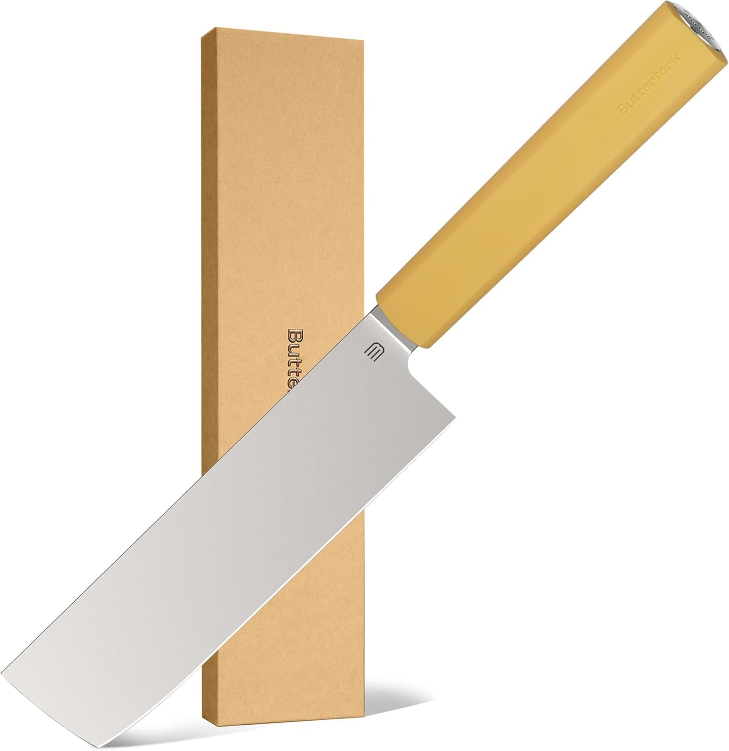 6 Inch Nakiri Knife, Hand Forged AR-RPM9 Steel Blade & Ergonomic Handle, All Purpose Kitchen Cleaver Knife for Meat Vegetable Fruits, Gift for Home Chefs
