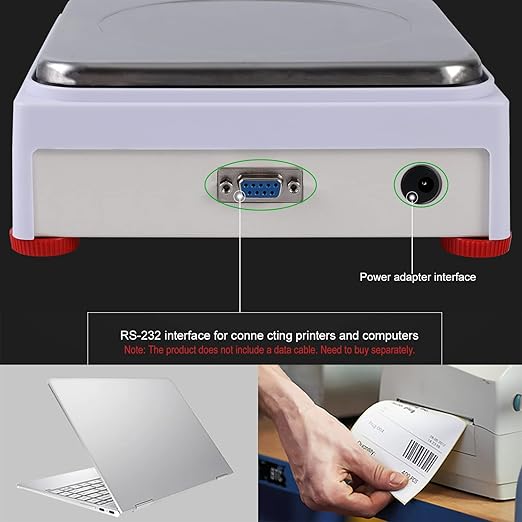 6kg .01g Digital Precision Analytical Balance Scale High Precision Lab Electronic Toploading Balances Jewelry Scale Scientific Scale Laboratory Scale Weighing Industrial Scale Counting Scale