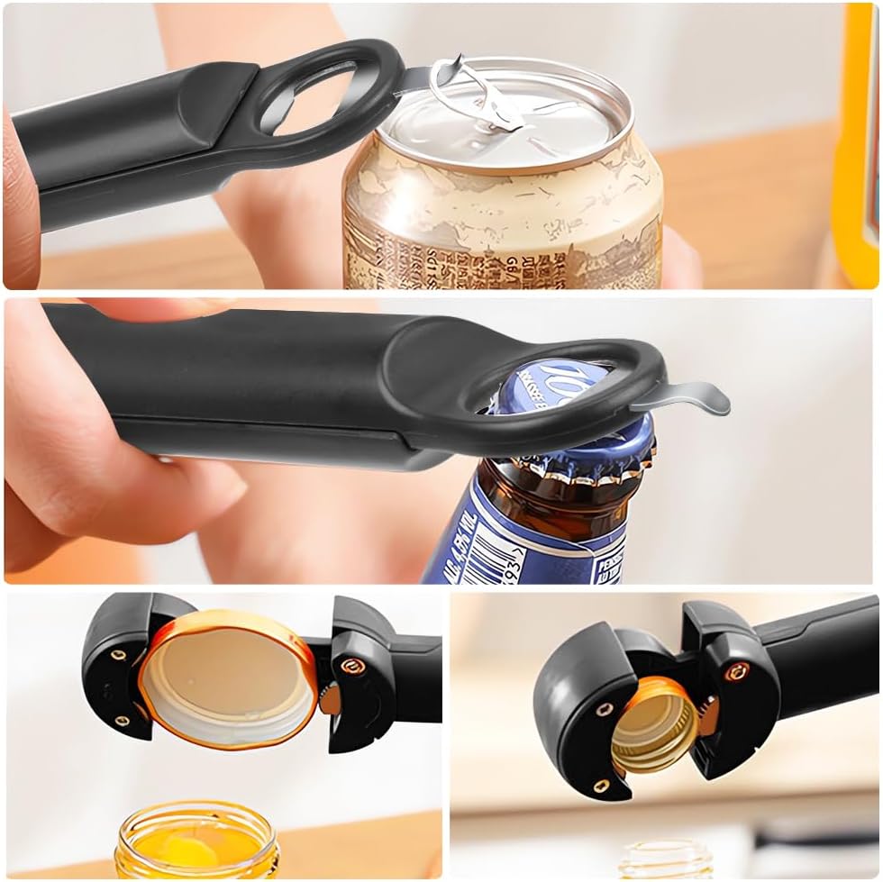 Bottle Opener Jar Opener for Weak Hands, Arthritic Hands, Seniors,Low Strength and Children with Beer Opener