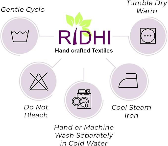 Ridhi Powder Blue Hand Block Print Cotton Rectangle Tablecloth 120 x 60 inch-Reusable Table Cover Decorative Everyday Use for Dining Room, Farmhouse, Thanksgiving, Christmas Wedding, Fall