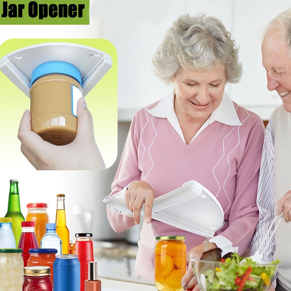 Jar Opener Bottle Opener Beer Opener for Weak Hands, Arthritic Hands, Seniors,Low Strength and Children