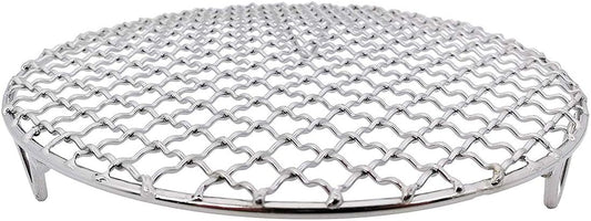 Versatile Round 304 Stainless Steel Cooling Rack Baking,Heat Resistant Rust Proof Sturdy Durable Dia 7.5"