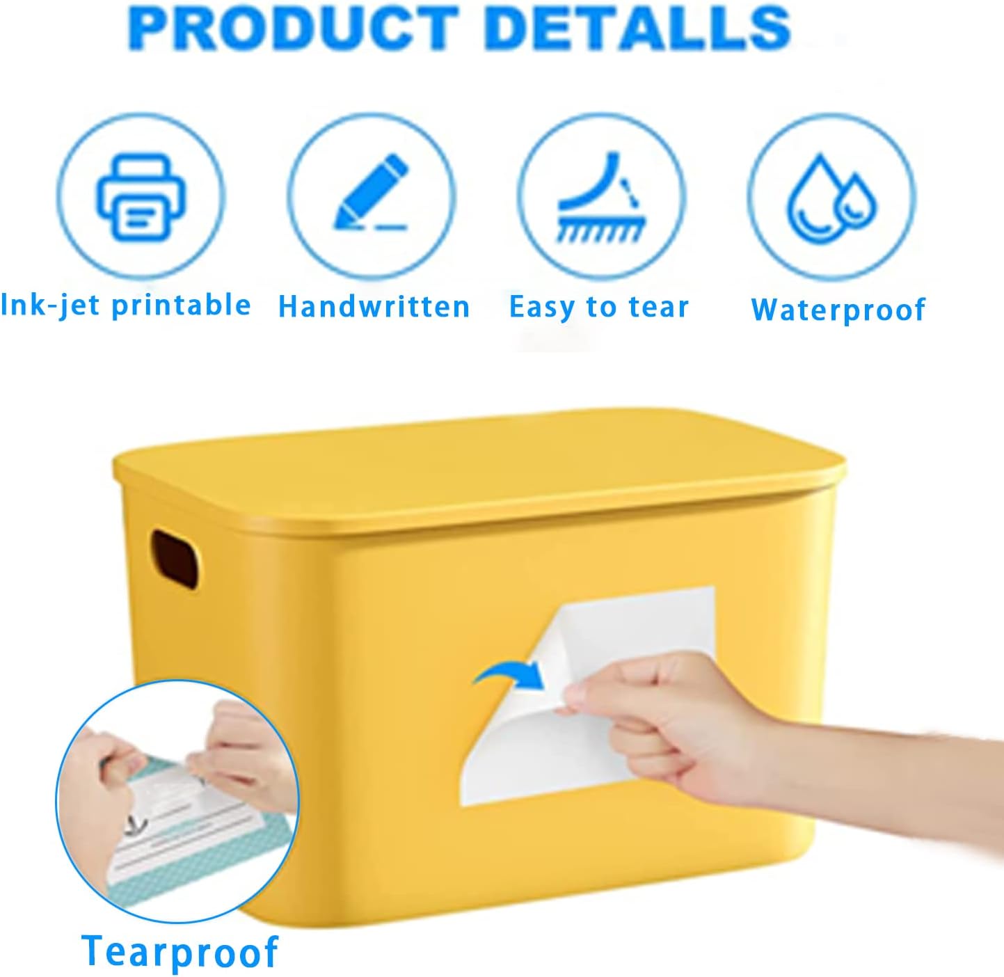 Removable Freezer Labels, Date Label 1x2 Inch Food Storage Stickers, Waterproof Oil Resistant Easy Clean Leaves no Residue 300 Total Per Roll,2 Rolls