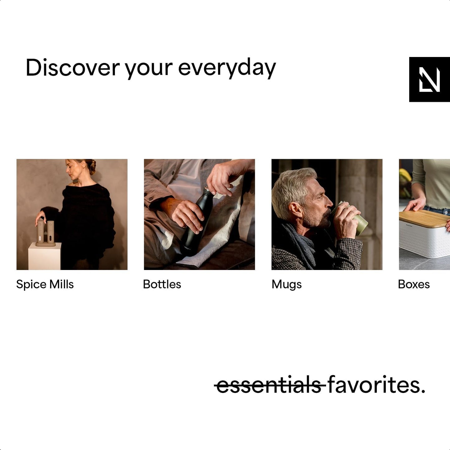 LARS NYSØM Wooden Salt and Pepper Grinder Set Manual with Tray - Salt and Pepper Mills with Adjustable Ceramic Grinder - Elegant Beechwood Pepper and Salt Mill Set for Dining Table (Blue)