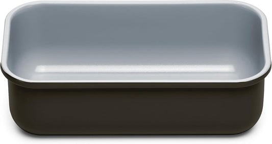 Caraway Non-Stick Ceramic 1 lb Loaf Pan - Naturally Slick Ceramic Coating - Non-Toxic, PTFE & PFOA Free - Perfect for Pound Cakes, Breads, & More - Black