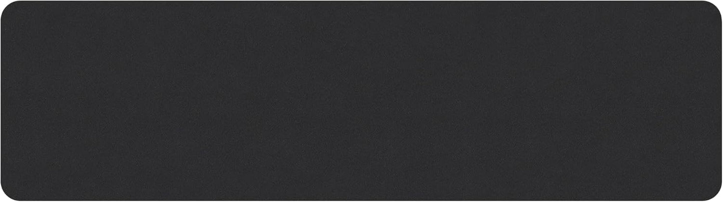 NewLife by GelPro Anti-Fatigue Nonslip 1/2" Thick Hard Floor Utility Mat for Garage, Patio and Kitchen, 20" x 72", Leather Grain Black