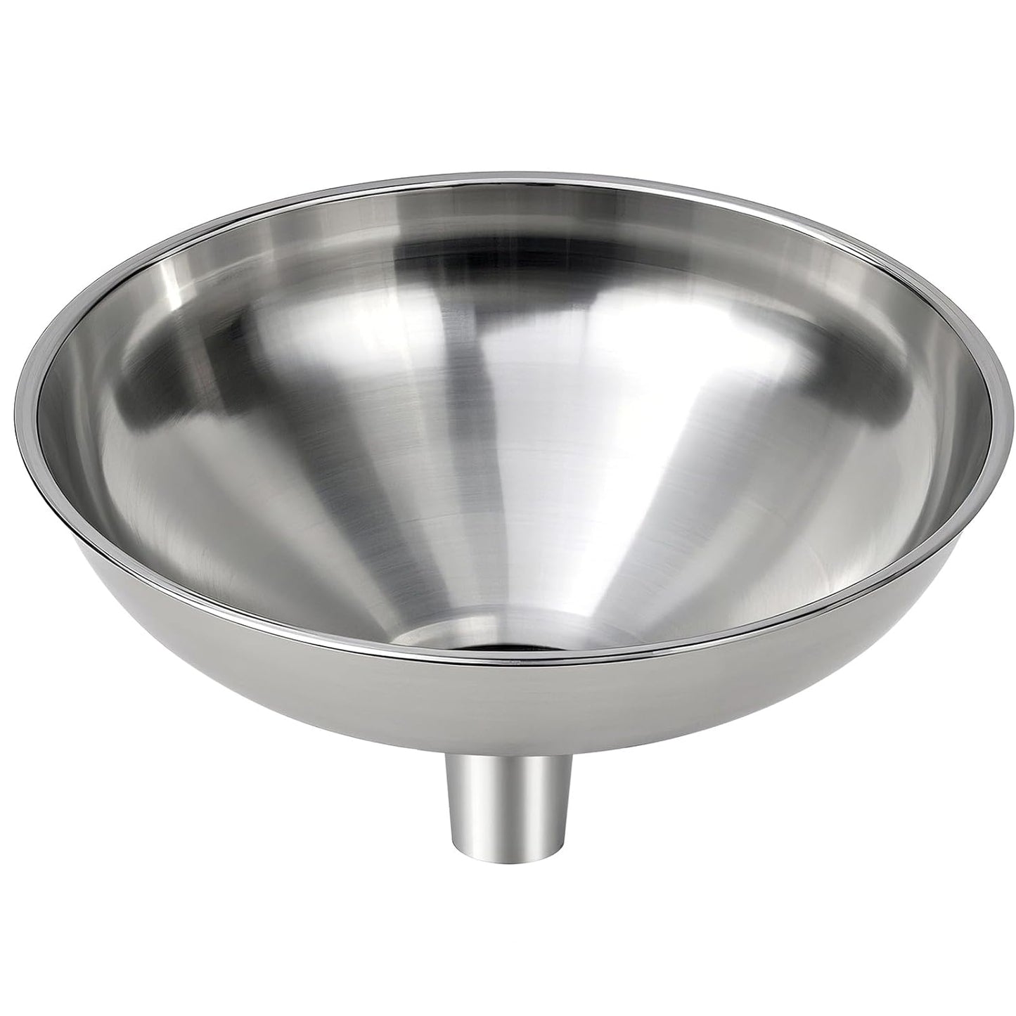 Kitchen Funnel, Stainless Steel funnels for Kitchen use Filling Bottles, one-Piece Funnel is Seamless and can be Used to Transfer Oils, Spices, and Powder mixes, and is Easy to Clean