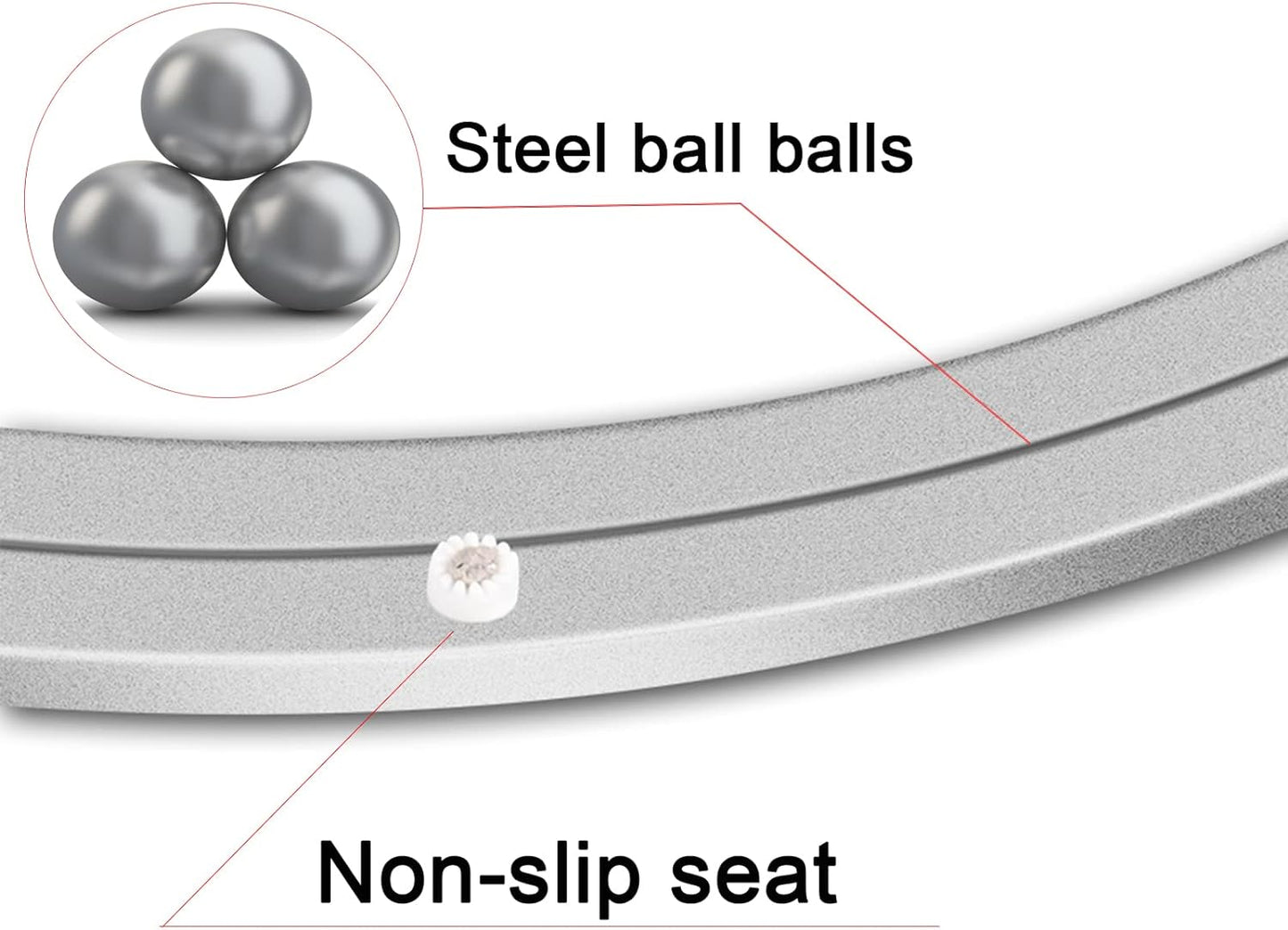 Lazy Susan Hardware Metal Rotating Turntable Bearings Swivel Plate Hardware for Dining-Table and Workbench (16 Inchs) …