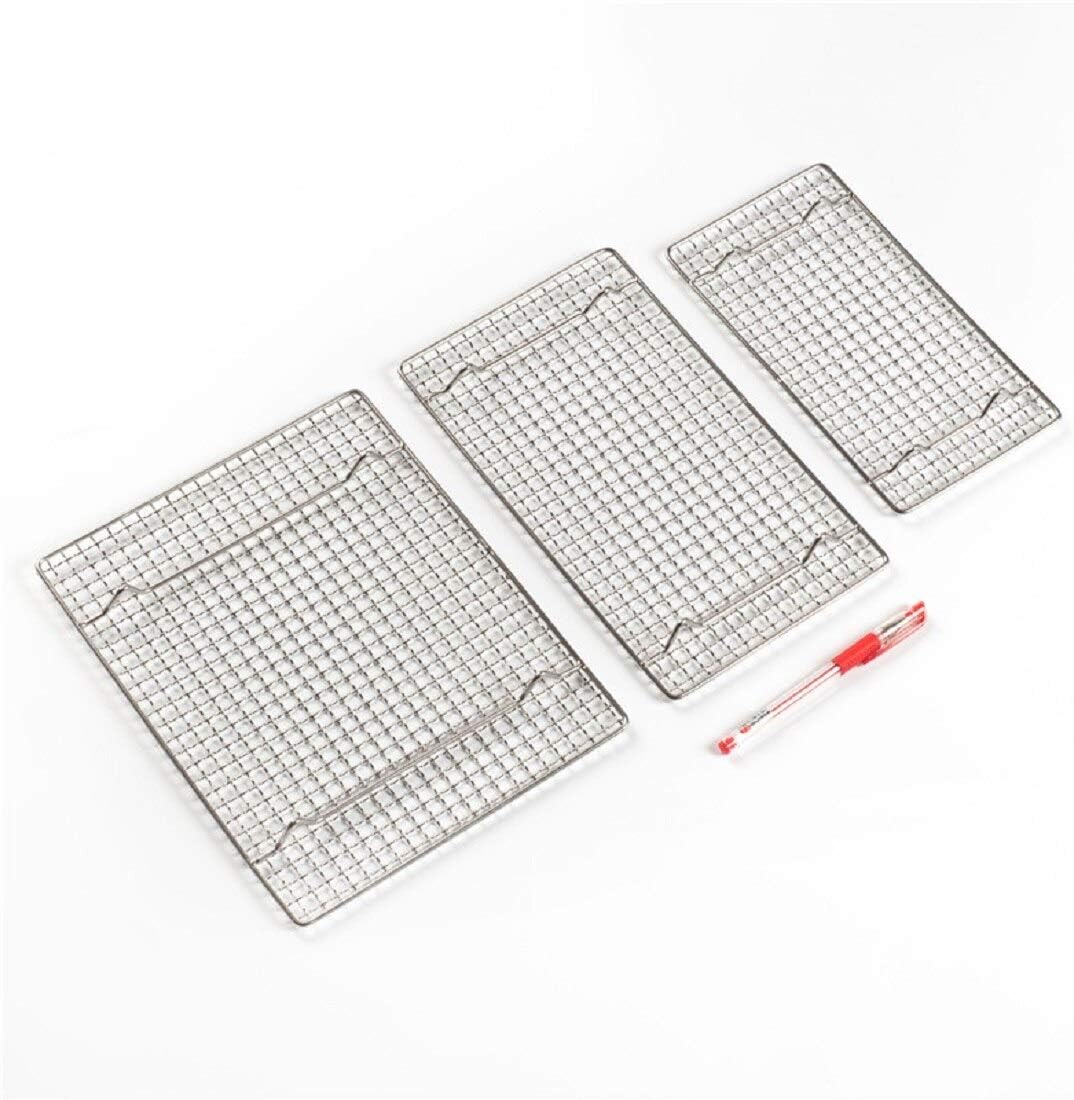 304 Stainless Steel Cooling Rack Versatile Baking Rack Heat Resistant Rust Proof Sturdy Grate 11.6"*8.3"