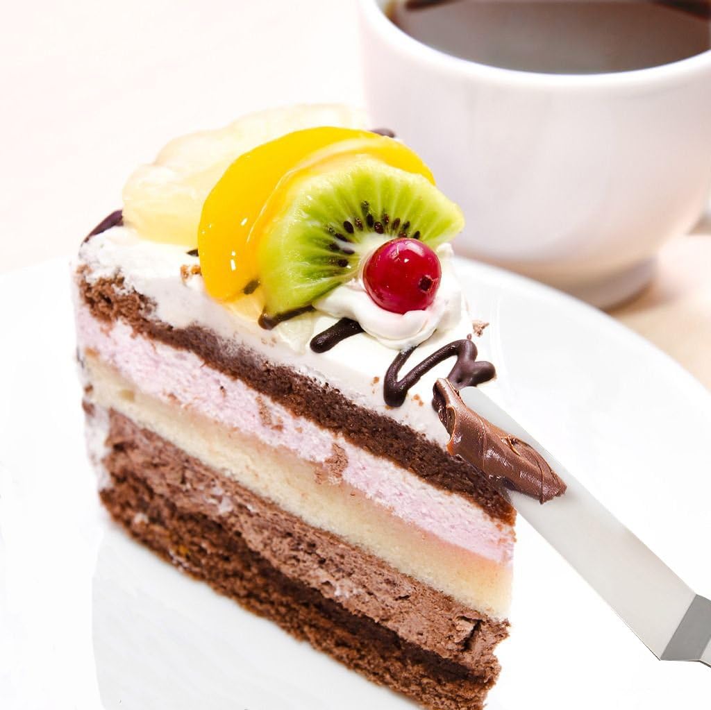 3 Metal Cake Offset Spatulas, 6 8 & 10 Inch Frosting Angled Icing Spatula for Decorating