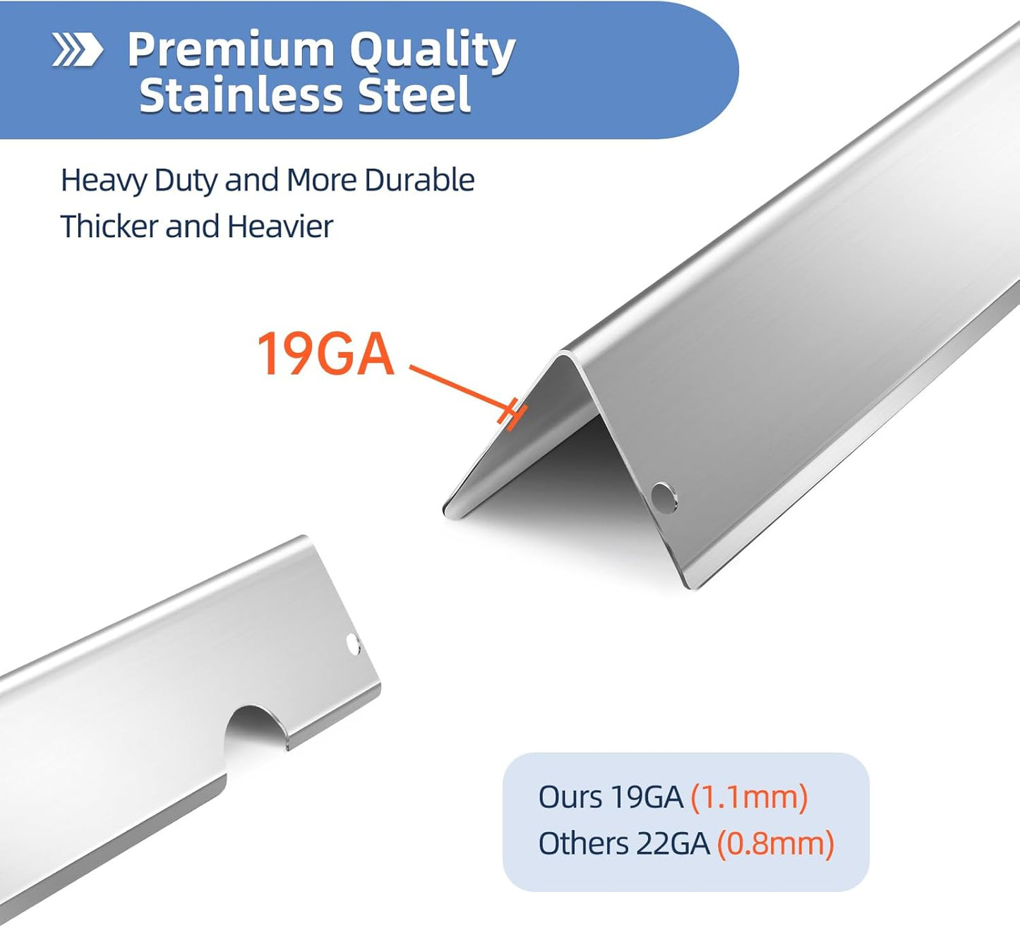 Stainless Steel 66095 Grill Grates 66032 Flavorizer Bars for Weber Genesis 2 Grill Parts 66795 Heat Deflector 3pcs Burner Tubes for Weber Genesis ii E310 E330 S330 S335 GS4 Replacement Parts