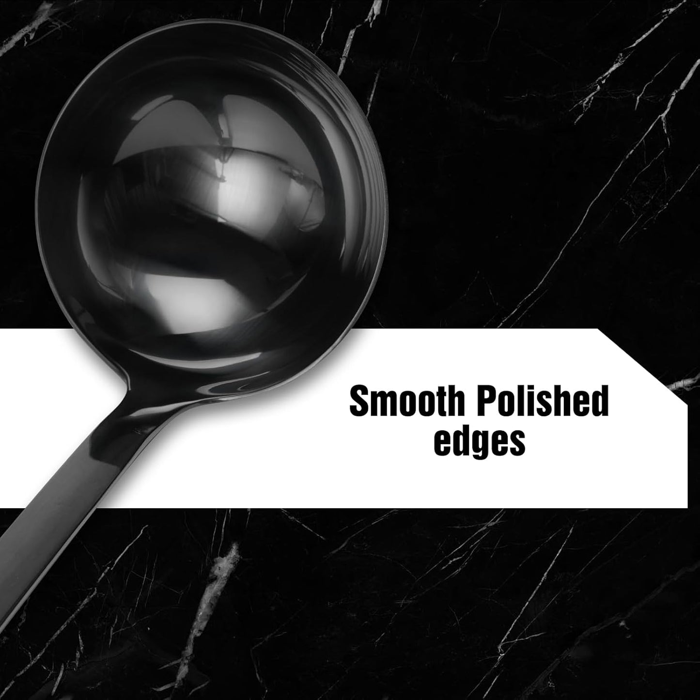 12 inch Soup Ladle, Stainless Steel Ladle Spoon, Soup Spoons with Comfortable Handle, Kitchen Utensil for Cooking, Metal Kitchen Accessories