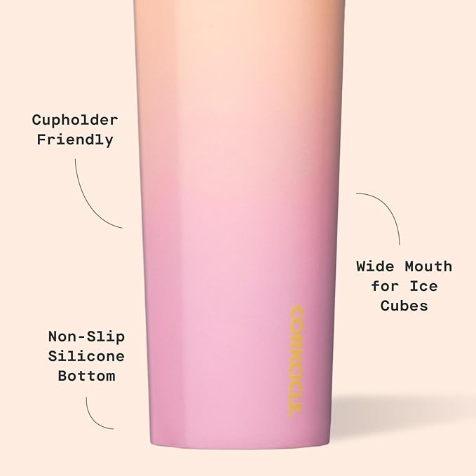 Corkcicle Sport Canteen - Keeps Drinks Cold 25 Hours - Stainless Steel Water Bottle - Triple-Insulated - Spill-Proof - Summer Drinkware Gift - Keeps Drinks Ice Cold - 20 oz - Lover