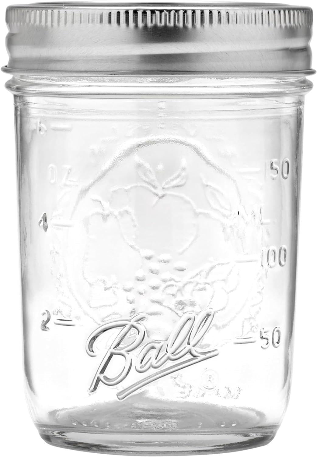 Ball Regular Mouth Glass Mason Jars with Lids and Bands, Used for Canning (Half Pint, 8 Ounce (Pack of 36))