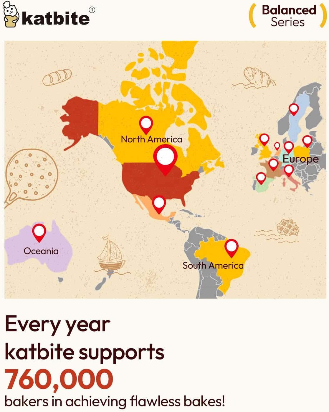 Katbite 130 Pcs Parchment Paper Sheets, 9x13 Inches Unbleached Baking Paper Non-Stick for Gently Baking, Pre-cut Parchment Paper Suitable for Baking, Cooking,Air Fryer [Balanced Series]