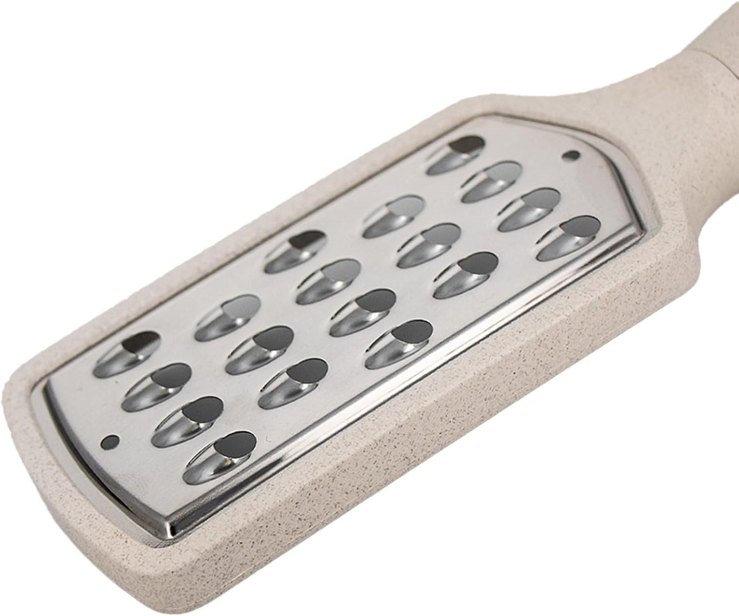 Beille Cream Stainless Steel Wheat Straw Handheld Cheese Grater Kitchen Utensils