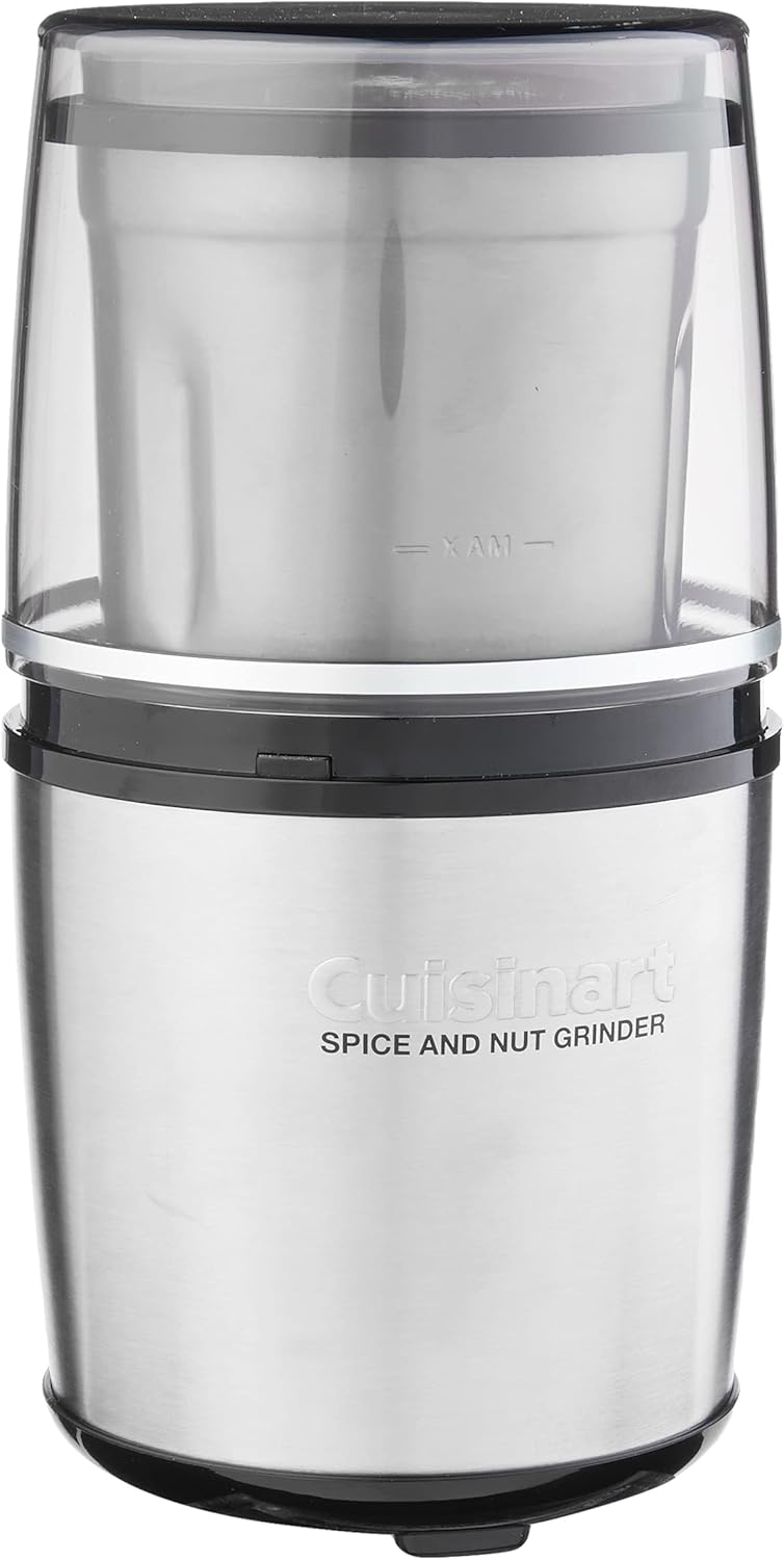 Cuisinart Mini Prep Plus 4 Cup Food Processor and Spice-and-Nut Grinder Bundle, Stainless Steel