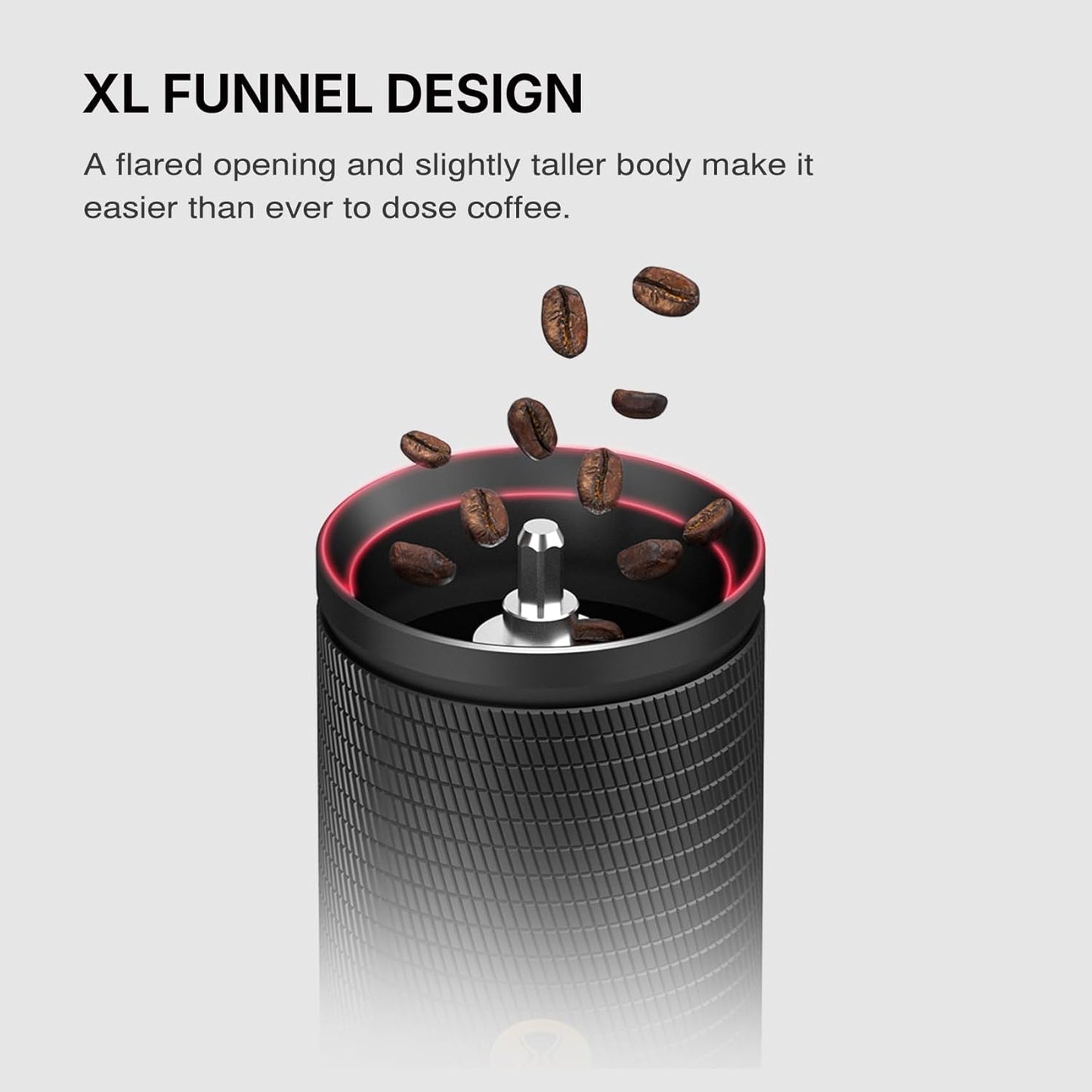 TIMEMORE C5 ESP Pro Manual Coffee Grinder with S2C-420-III Conical Burr, 0.015mm Precision Adjustment, All-Metal Portable Hand Coffee Mill for Espresso/French Press/Pour Over - Black