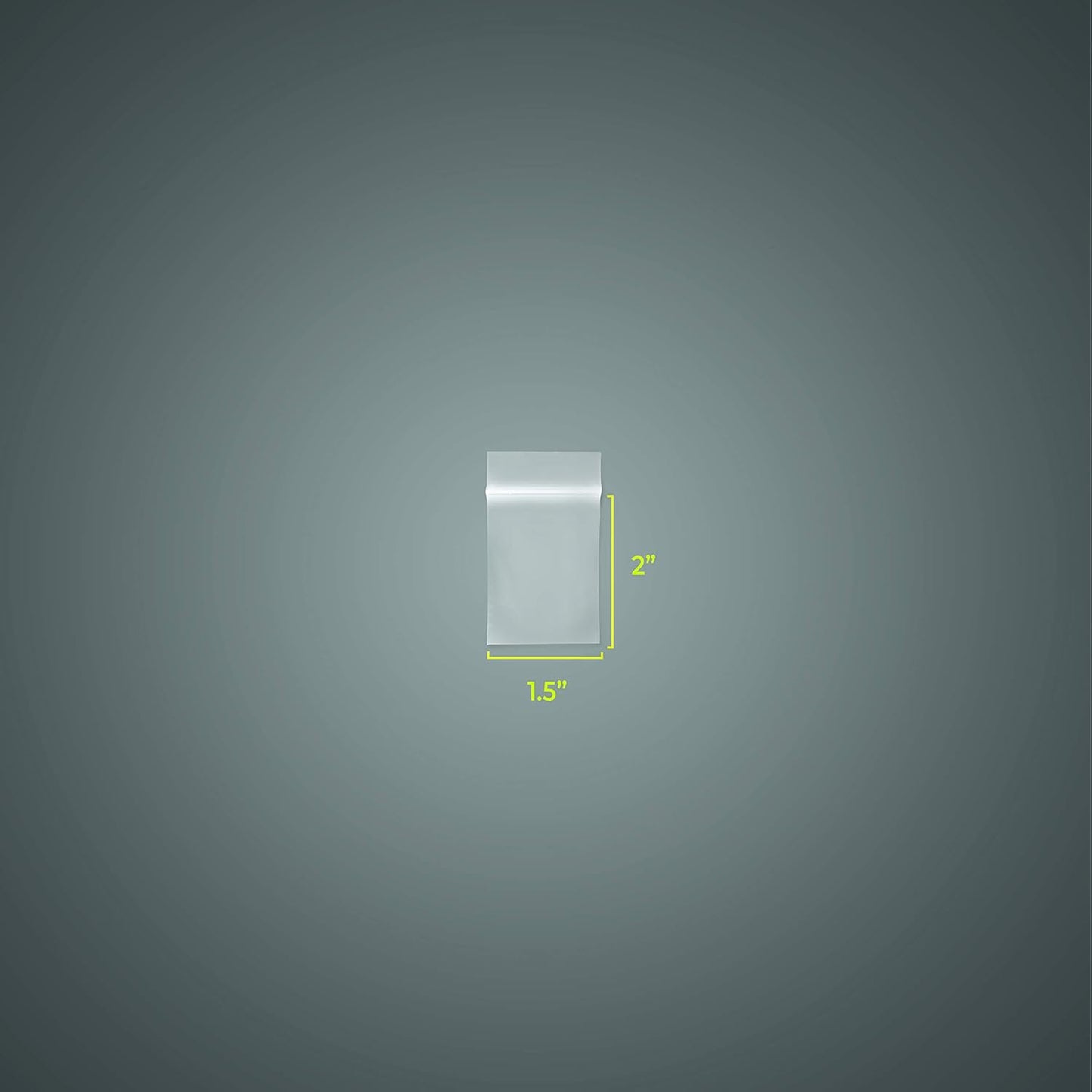 SNL Quality Zipper Lock Reclosable Clear Disposable Plastic Bags, Strong | 1.5" X 2" - 2 MIL - 1,000 Bags