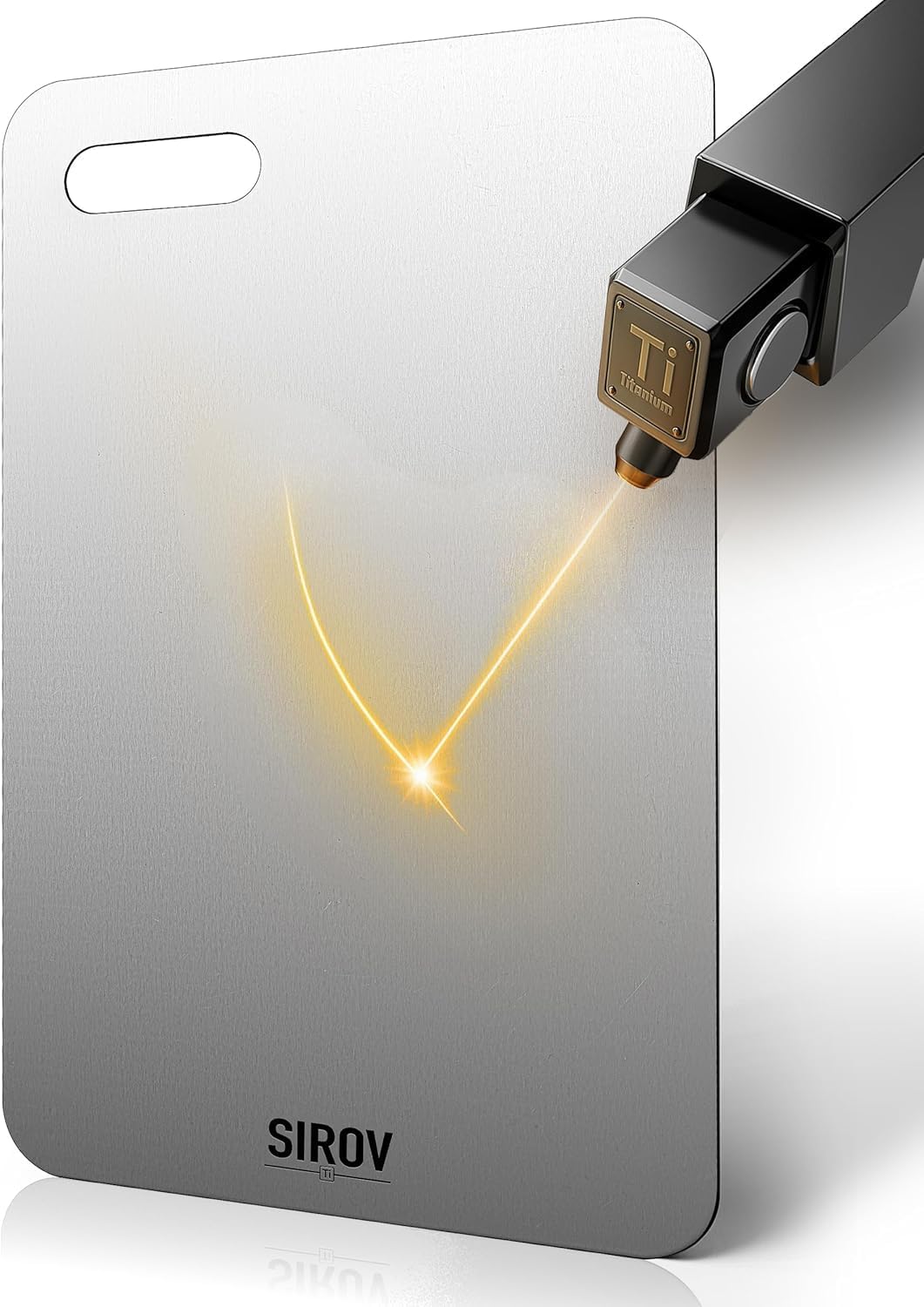 Titanium Cutting Board, 100% Pure Titanium Cutting Boards For Kitchen, Best Non Toxic titanium chopping board, Dishwasher safe, Hygiene and Durability for Meat, Fruit, and Vegetables (12.6L*8W)