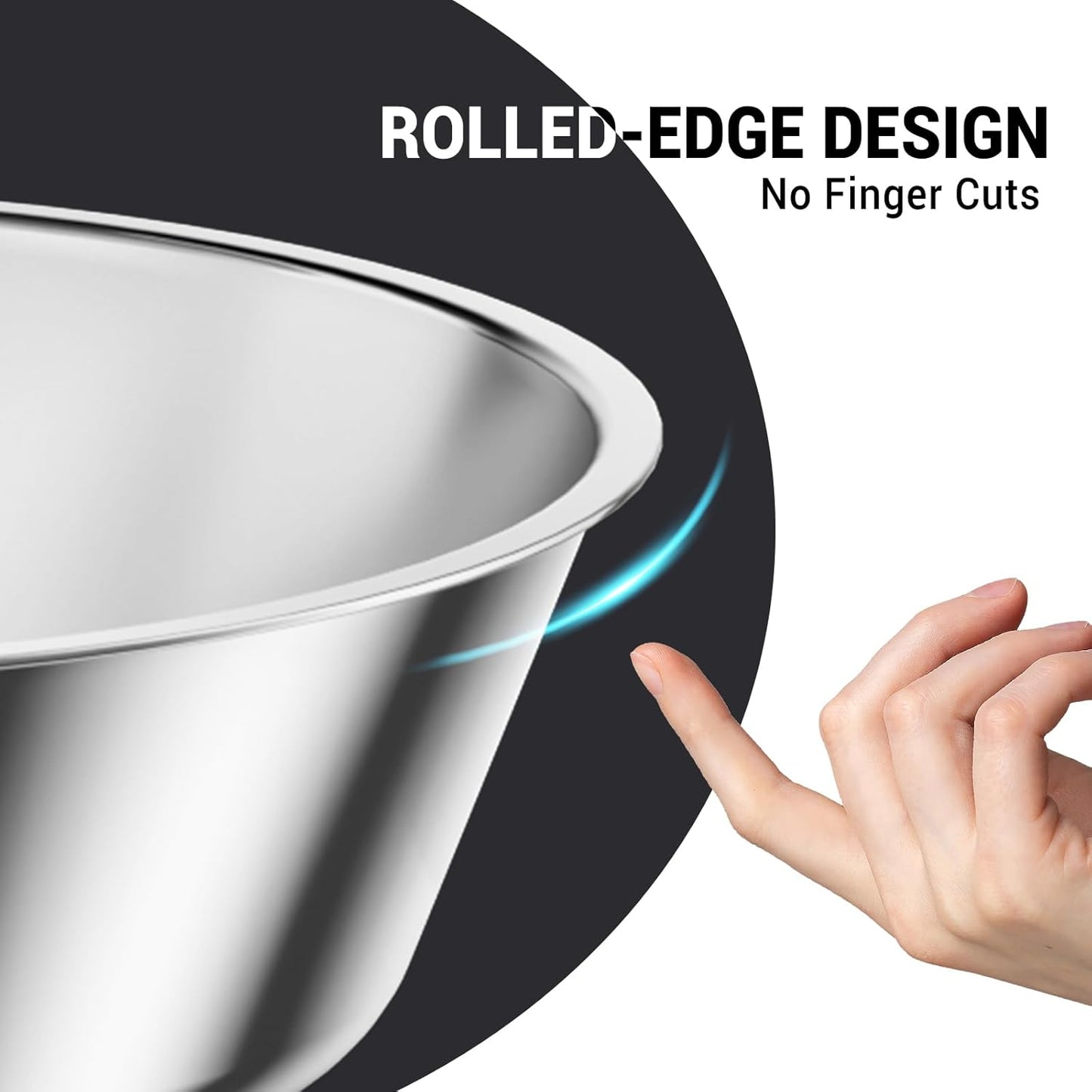 Round Chafing Dishes for Buffet 5 Qt,High Grade Chafing Dish Buffet Set, Full Size Pan,Rolled-Edge Design Food Warmers for Parties,Buffet,Wedding,Birthday,Camping 4 PACK (Half Gold-Glass)