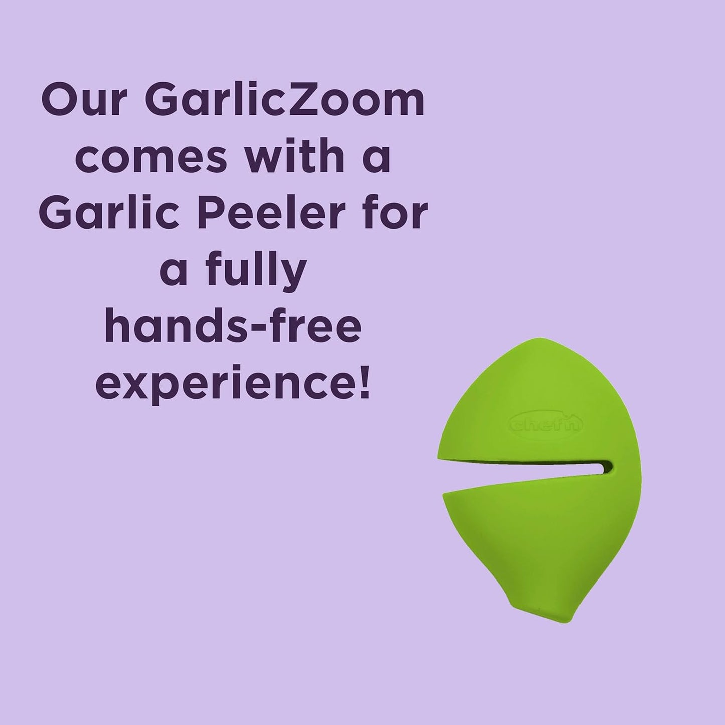 Chef'n GarlicZoom Garlic Chopper, Large, Green