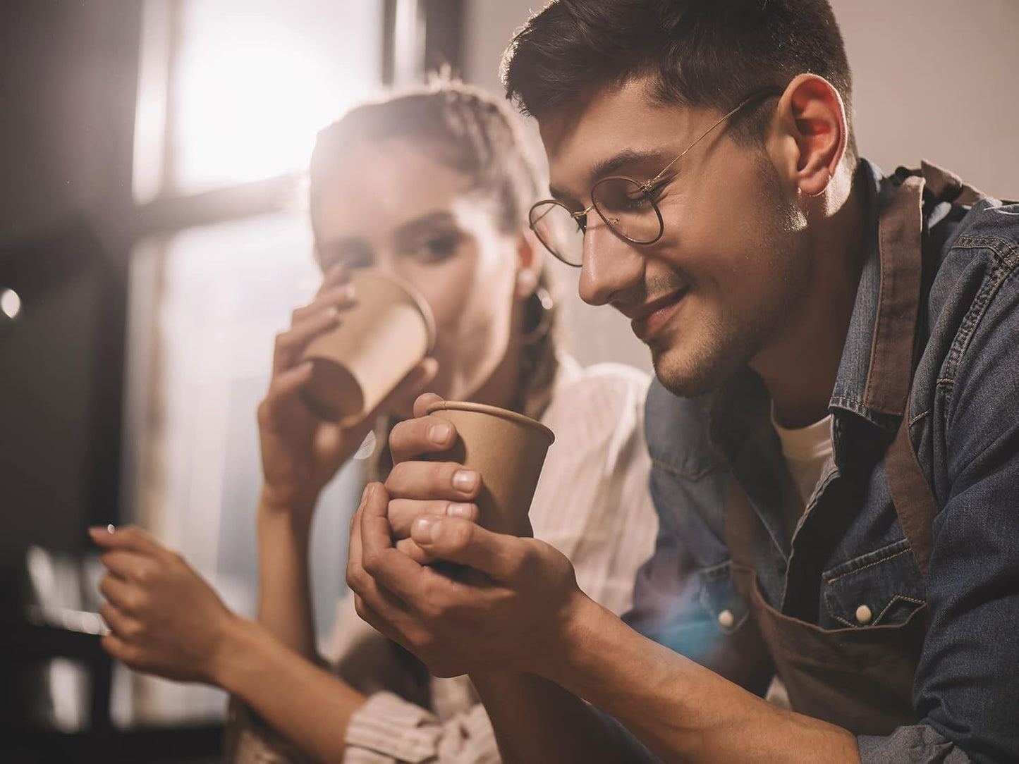 WANBAO 300 pack 12 oz Disposable Paper Cups Coffee Cups for Coffee Beverages and Cold Drinks, Suitable for Home-use, office, restaurant and Events