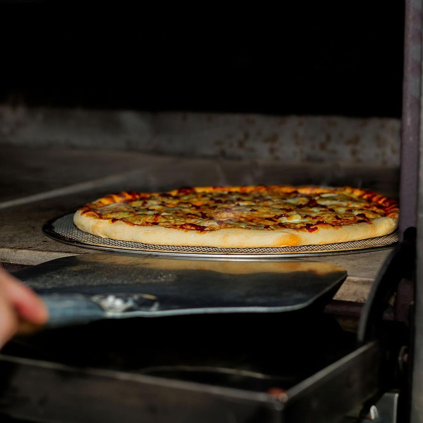 9-inch Aluminum Pizza Screen | Commercial Grade Pizza/Baking Screen for Oven | Pizza Baking Tray for Home And Restaurant | Round, Aluminum, 9-inch [1PK]